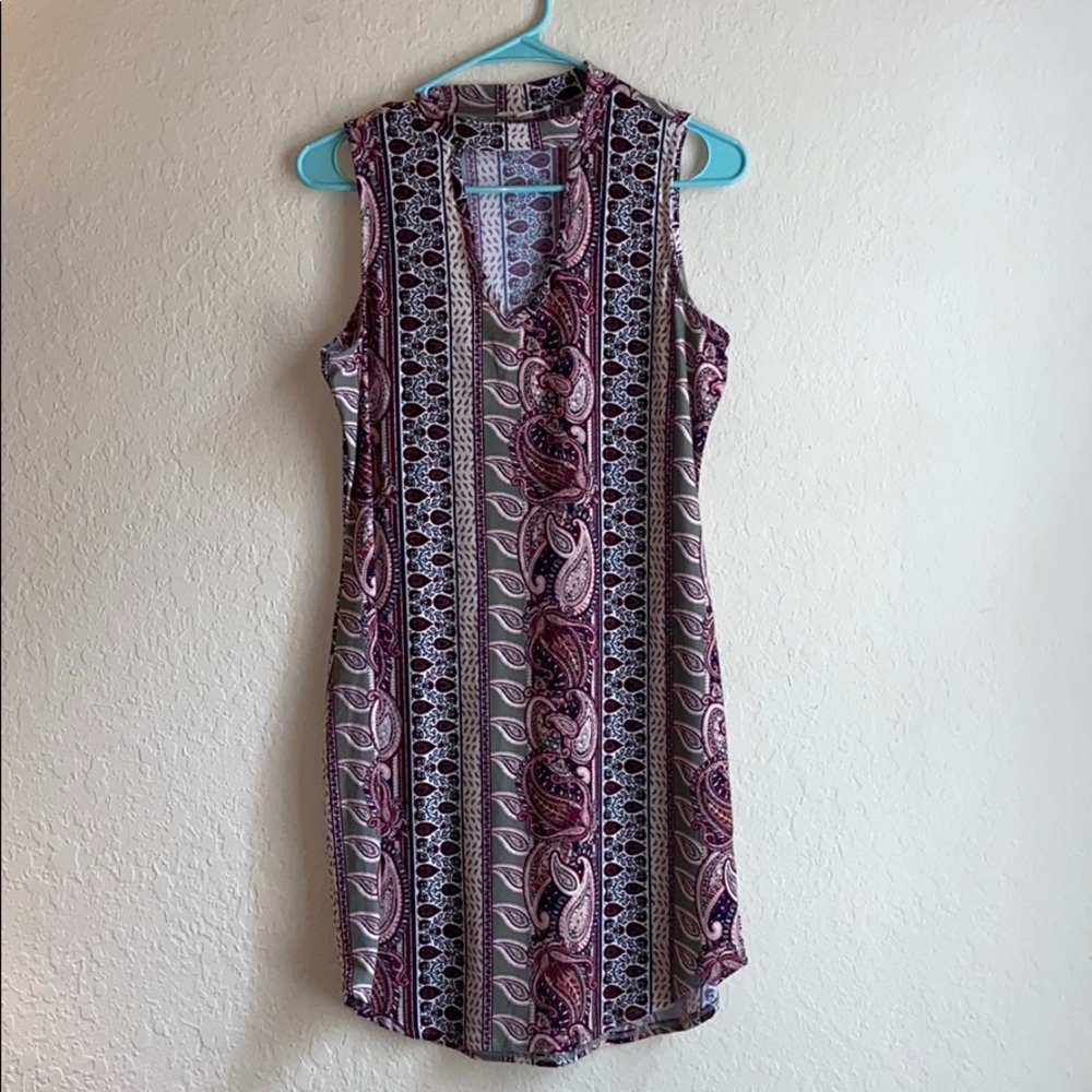 Large mini dress